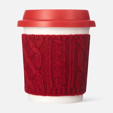 Изображение товара Керамическая кружка Modi, с крышкой, красная, 300 мл