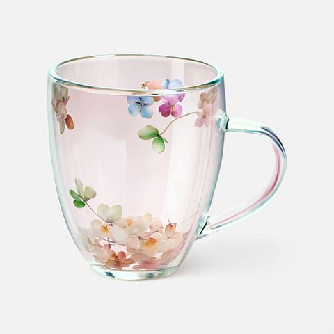 Изображение товара Кружка Modi, для чая и кофе, с двойными стенками, c цветами, 300 мл