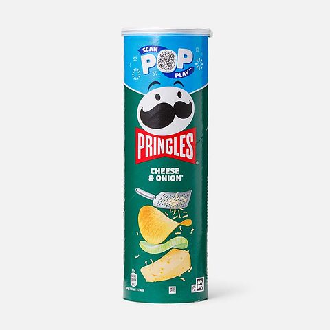 Изображение товара Чипсы Pringles, сыр и лук, 165 г