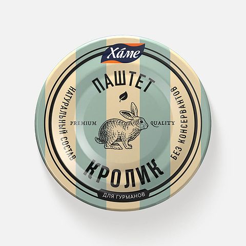 Изображение товара Паштет Хаме, из мяса кролика, 100 г