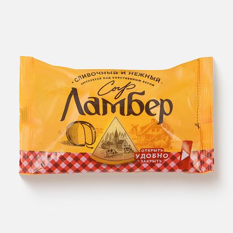 Изображение товара Сыр Ламбер, полутвёрдый, 50%, 230 г