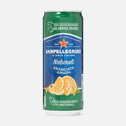 Изображение товара Напиток San Pellegrino, с соком, горький апельсин, с газом, 0,33 л