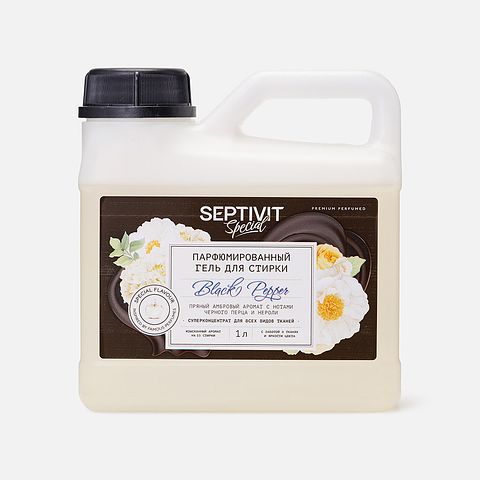 Изображение товара Гель для стирки Septivit Special Black Pepper, 1 л