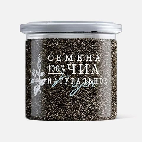 Изображение товара Семена Чиа Noyer чёрные и белые для похудения, пищевые, 250 г