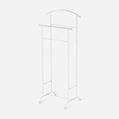 Изображение товара Напольная вешалка для повседневной одежды ЗМИ Стиль 3, 108х35х47 см, белая