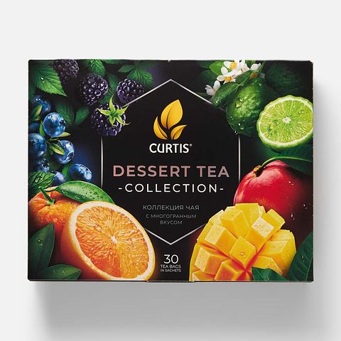 Изображение товара Чай Curtis, Dessert Tea Collection, ассорти из 6 вкусов, 30 пакетиков