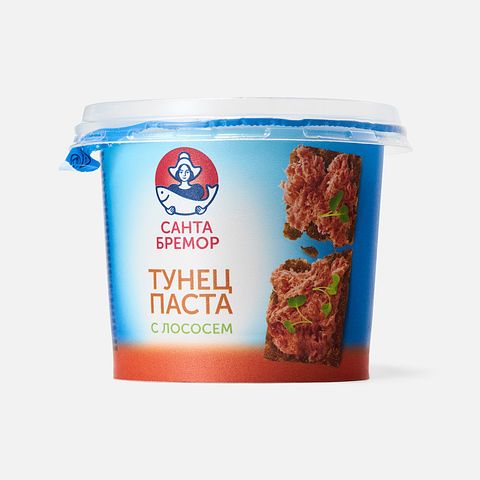Изображение товара Паста Санта Бремор, с тунцом и лососем, 140 г