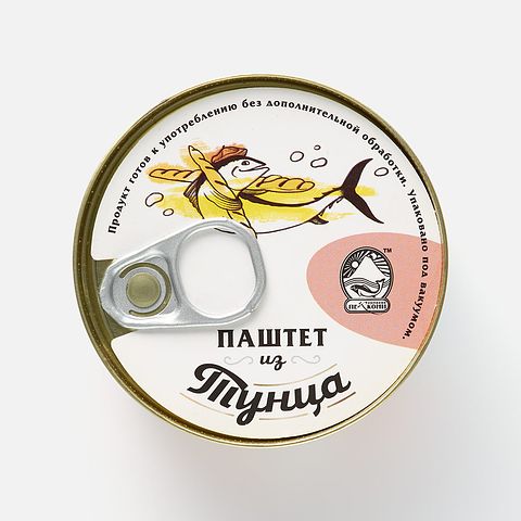 Изображение товара Паштет Пеккони, из тунца, пастеризованный, 90 г