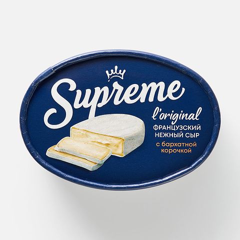 Изображение товара Сыр Supreme, мягкий, с белой плесенью, 125 г