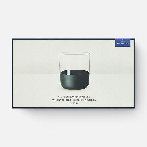 Изображение товара Набор стаканов Villeroy & Boch, Manufacture Rock Whiskybecher, для виски, 4 шт., 250 мл