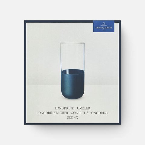 Изображение товара Набор стаканов Villeroy & Boch, Manufacture Rock Longdrinkbecher, 4 шт., 300 мл