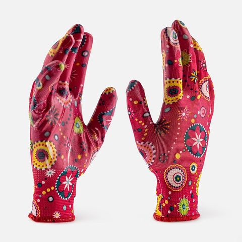 Изображение товара Перчатки садовые Palisad, красные, S