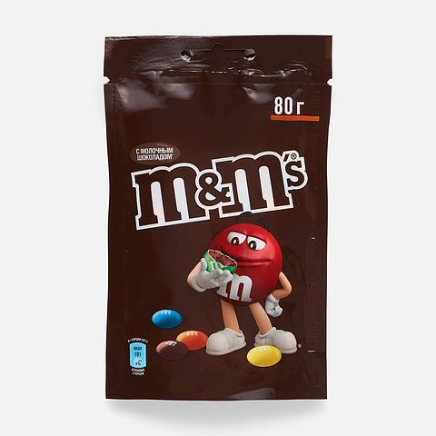 Изображение товара Драже M&M's, с молочным шоколадом, 80 г