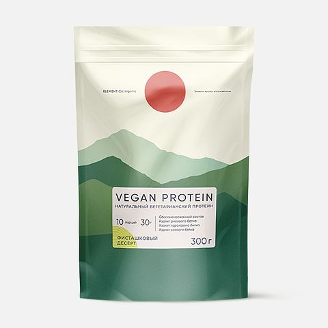 Изображение товара Веганский протеин Elementica, Organic, фисташковый десерт, 300 г