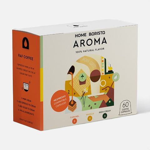 Изображение товара Кофе в капсулах Home Barista Aroma формата Nespresso (Неспрессо), 60 шт.