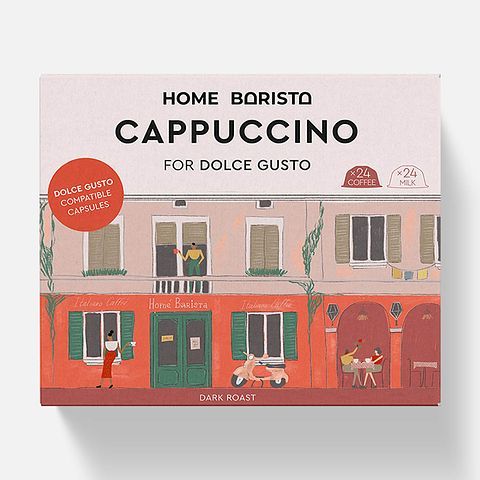 Изображение товара Кофе в капсулах Home Barista Cappuccino формата Dolce Gusto Дольче Густо, 48 шт.