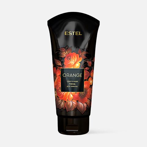 Изображение товара Пена для ванн Estel Цветочная пена Orange, для мягкости и шелковистости кожи тела, 200 мл, 1 шт.