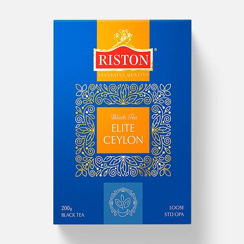 Изображение товара Чай чёрный Riston Elite Ceylon листовой 200 г, 1 шт.