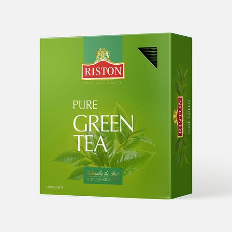 Изображение товара Зелёный чай Riston Pure, в пакетиках, 100x2 г