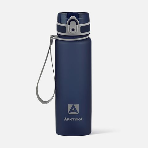 Изображение товара Бутылка для воды Арктика 0,5 мл синяя матовая
