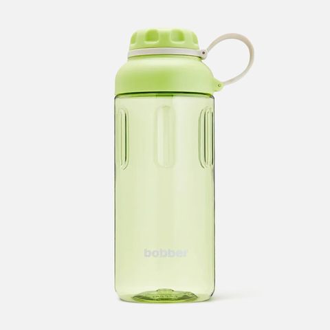 Изображение товара Спортивная бутылка для воды Bobber Tritan, тритановая, мятная, 890 мл