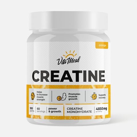 Изображение товара Креатин моногидрат VitaMeal 5000 мг без вкуса, 300 г