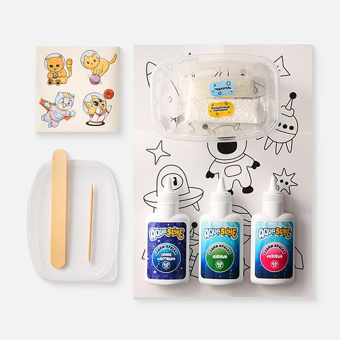 Изображение товара Набор для опытов и творчества Aqua Slime с Марьяной, набор для 3D рисования, 1 шт.