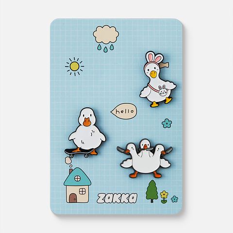 Изображение товара Значок Zakka, Ducks, 3 шт.