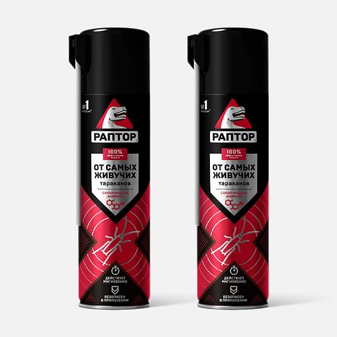 Изображение товара Средство от тараканов Раптор, 2x430 мл
