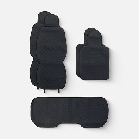 Изображение товара Набор накидок CarCap на сиденья автомобиля, из льна, полный салон, 1 шт.
