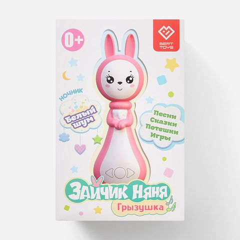 Изображение товара Интерактивная игрушка для детей BertToys Зайчик Няня Грызушка