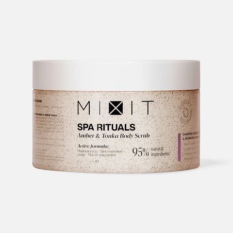 Изображение товара Набор Mixit Spa Rituals, с кокосовым маслом, крем от трещин 250 мл, скраб для тела 300 мл