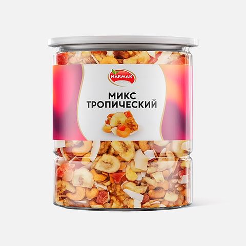 Изображение товара Смесь орехов и сухофруктов Narmak Тропический микс, 400 г