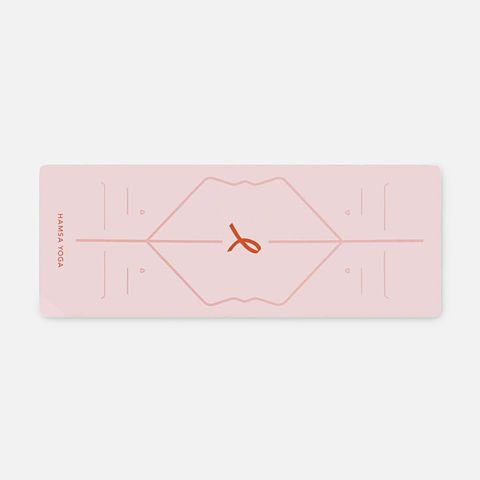 Изображение товара Коврик для йоги Hamsa Yoga, розовый, каучук