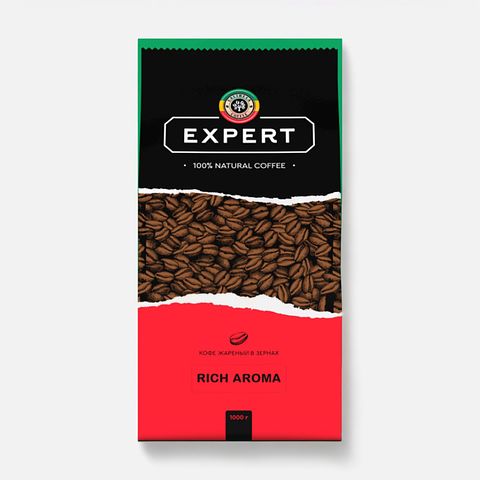 Изображение товара Кофе в зёрнах Lalibela Coffee Expert Rich Aroma, арабика 30%, робуста 70%, 1 кг