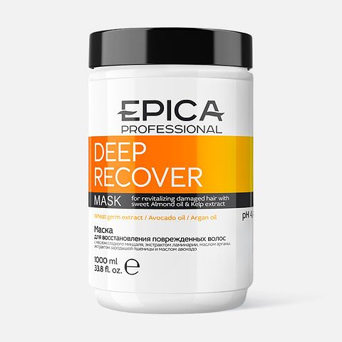 Изображение товара Маска Epica Deep Recover Mask для восстановления поврежденных волос 1 л