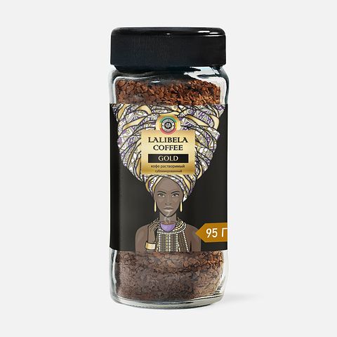 Изображение товара Кофе растворимый Lalibela Coffee Gold, сублимированный, 95 г