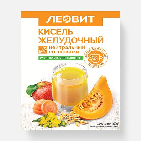 Изображение товара Кисель Леовит Желудочный нейтральный 20 г х 5 шт.
