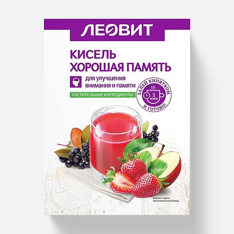 Изображение товара Кисель Леовит, Хорошая память, 100 г