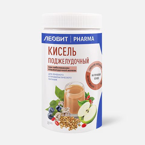 Изображение товара Кисель Леовит Pharma Поджелудочный 400 г