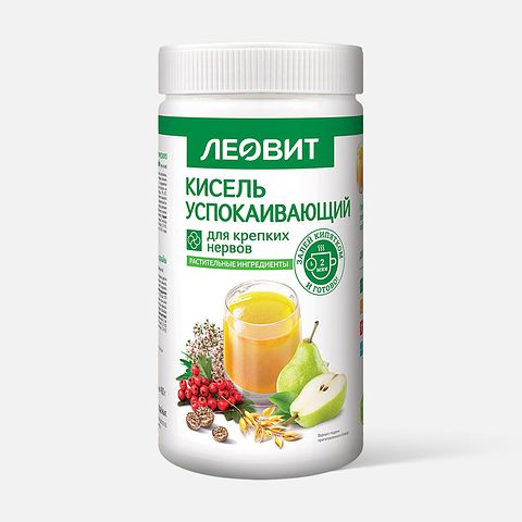Изображение товара Кисель Леовит успокаивающий Леовит быстрого приготовления порошок 400 г, 1 шт.