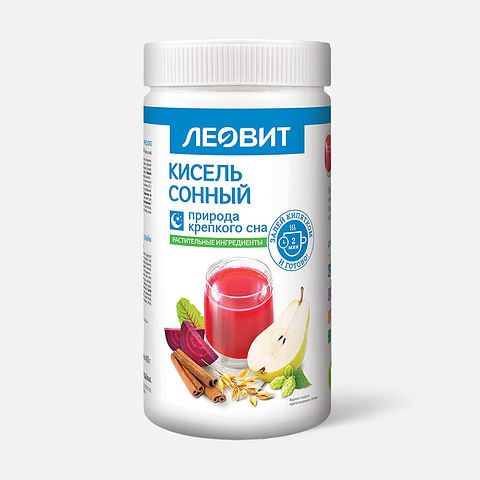 Изображение товара Кисель Леовит Сонный банка, 400 г, 1 шт.