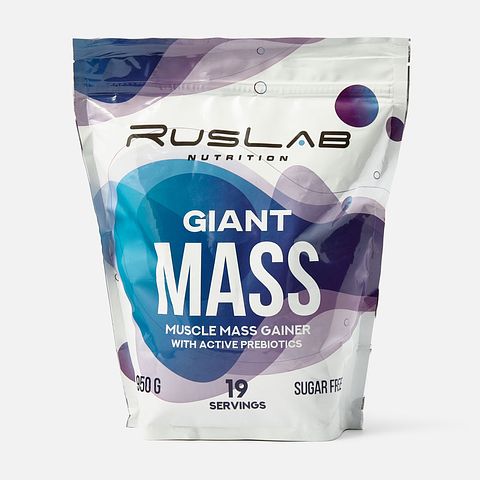 Изображение товара Гейнер RusLabNutrition Giant Mass, 950 г, шоколад