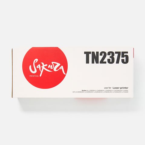 Изображение товара Картридж для лазерного принтера Sakura TN2375, чёрный, 1 шт.