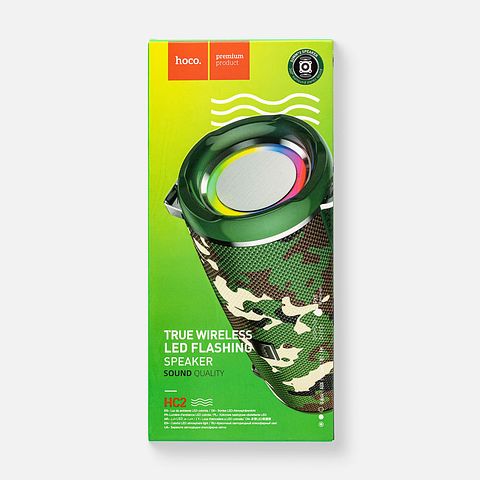 Изображение товара Портативная колонка Hoco HC2 Xpress Sports BT Speaker RGB, камуфляж