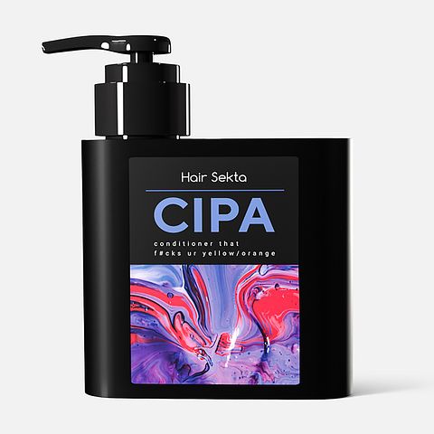 Изображение товара Кондиционер для волос Hair Sekta Cipa оттеночный, против жёлтого 500 мл, 1 шт.