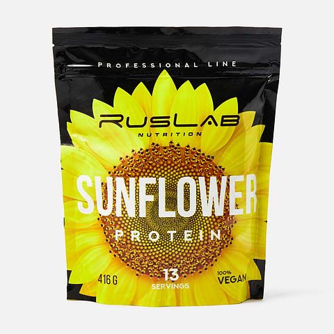 Изображение товара Протеин подсолнечника Sunflower Protein RusLabNutrition, халва, 416 гр
