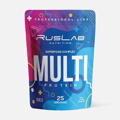 Изображение товара Протеин многокомпонентный RusLabNutrition Multi Protein Superfood Complex пина колада, 416 г