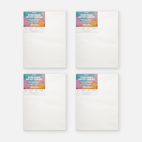 Изображение товара Набор холстов на подрамнике Denksy, 280 г/м, 30х40 см, 4 шт.