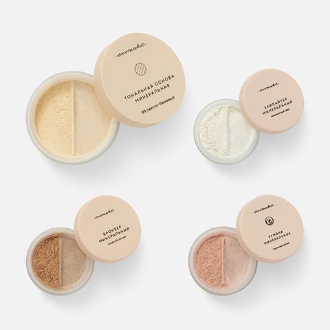 Изображение товара Набор для макияжа Ecomake, хайлайтер, румяна, пудра, бронзер